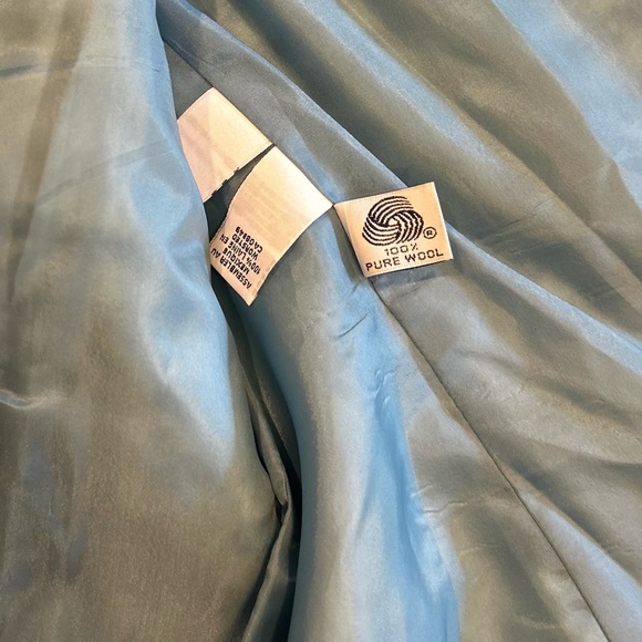 90s Blue Houndstooth Suit - Picture 9 of 16